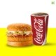 Crispy Veg Burger + Coke Jumboking