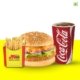 Mac & Cheese Burger + Coke + Fries jumboking