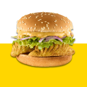 Crunchy Veg Momo Burger