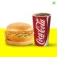 Zesty Paneer Burger + Coke Jumboking